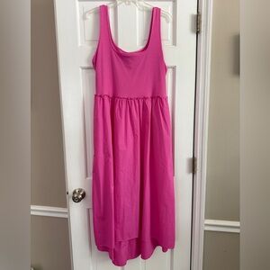 A New Day Women's Pink Tank Dress,size L, NWT.
